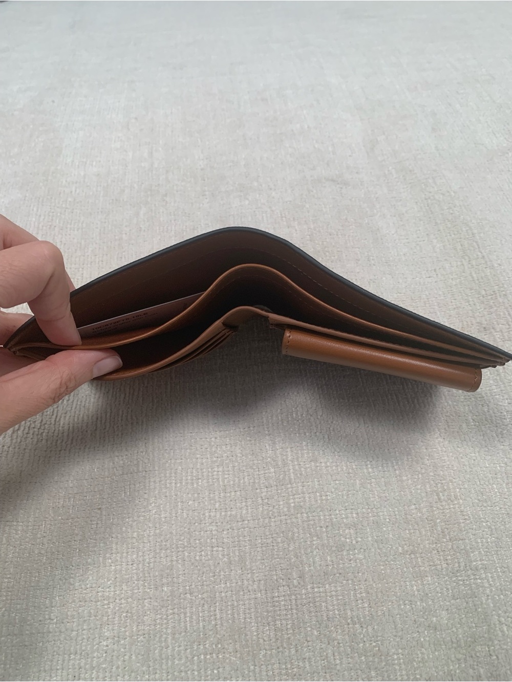 Celine Leopard Bi-fold Wallet NWT- Tan and Black Animal Print Men’s. AUTHENTIC! - Picture 7 of 12